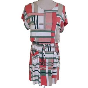 The Webster for Target Pink and Green Abstract Print Dress XS